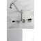 Kingston Brass KS1026PKL Wall Mount Roman Tub Faucet, Polished Nickel KS1026PKL - alternate 3